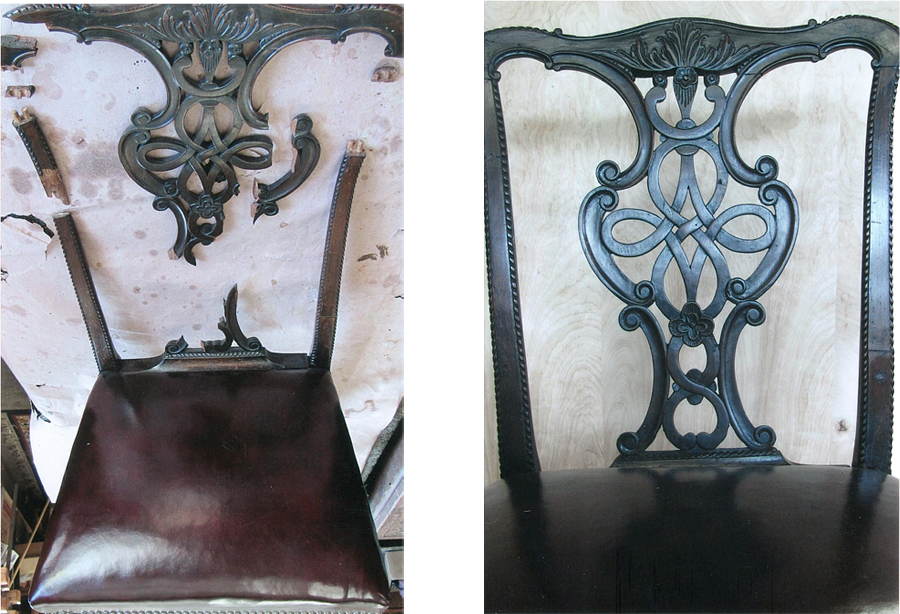 Restoration of a Chippendale chair
