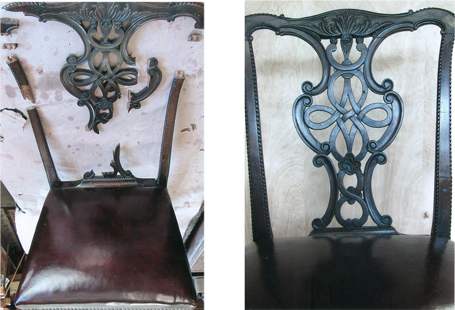 Restoration of a Chippendale chair