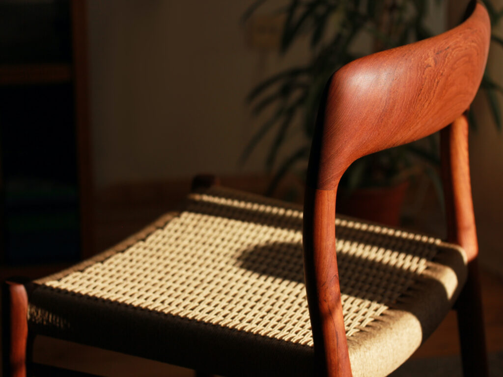 danish mid-century modern chair repair