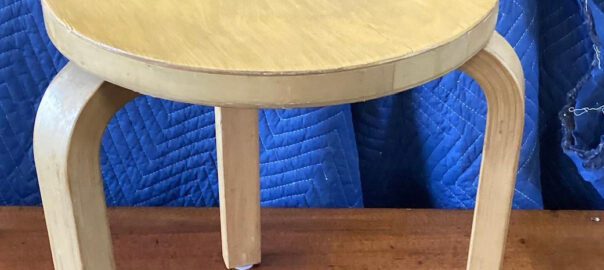 artek stool restoration