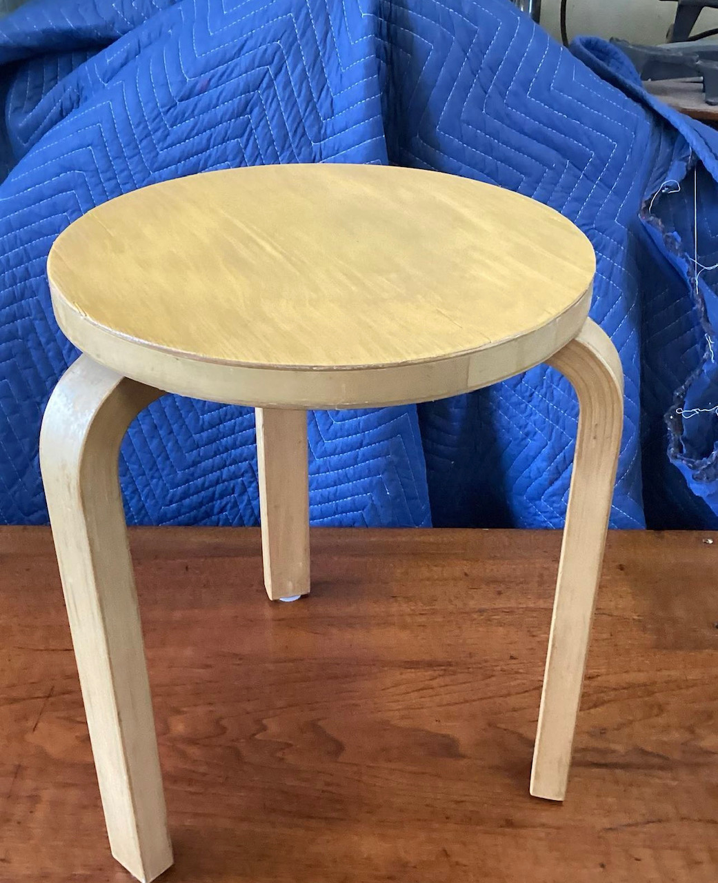 artek stool restoration