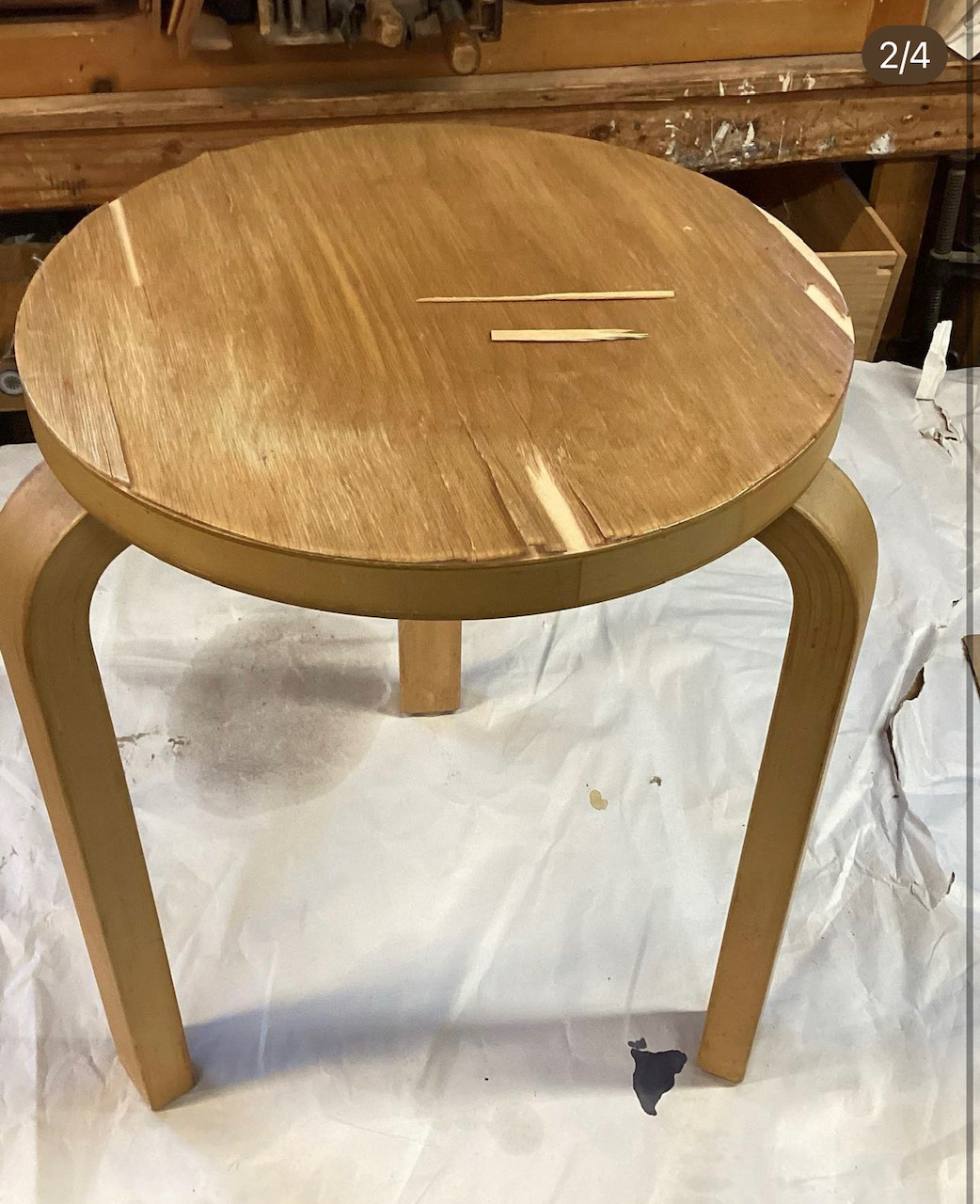 alvar aalto artek stool repair westchester